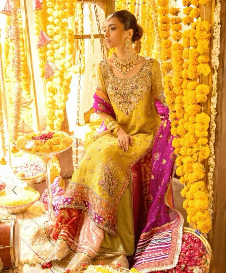 bride haldi ceremony