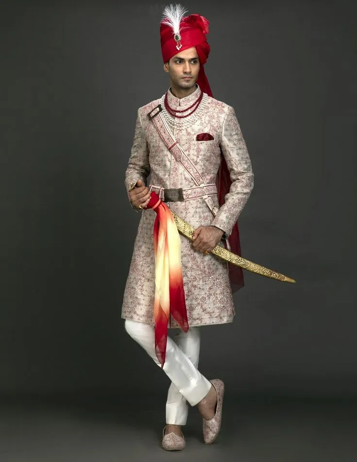 rajputi sherwani for groom