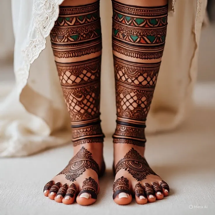 South Indian Style Mehandi