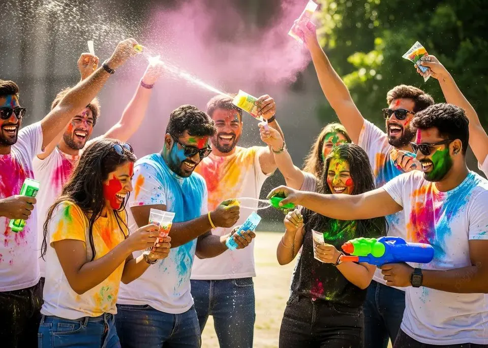 Pre holi celebration in delhi