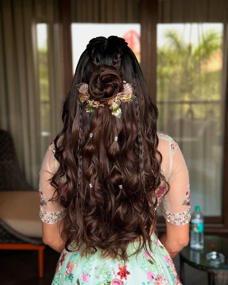 indian bridal hairstyle