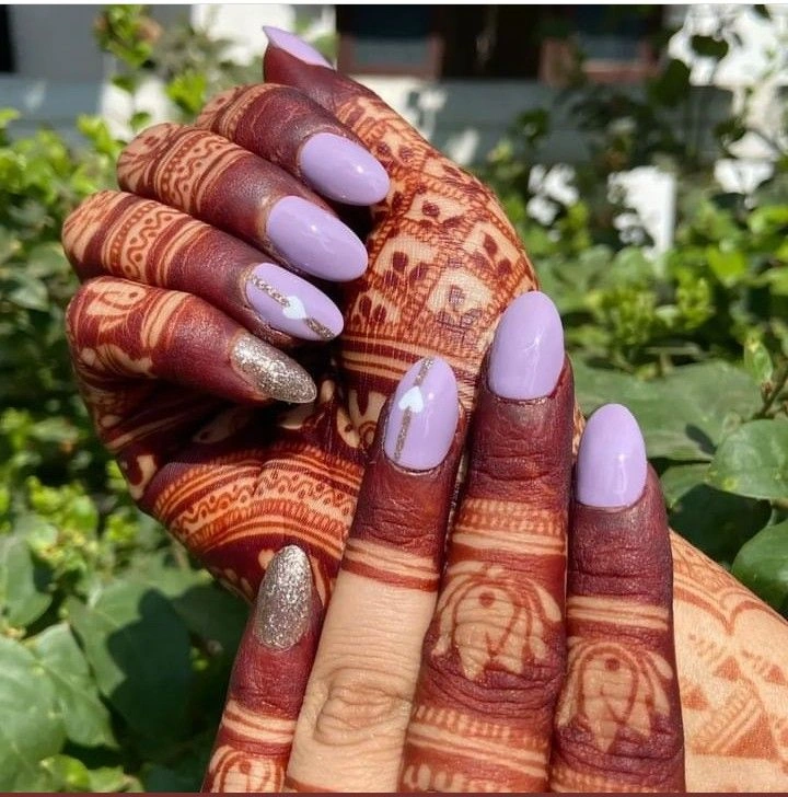 Bridal Nail art Images