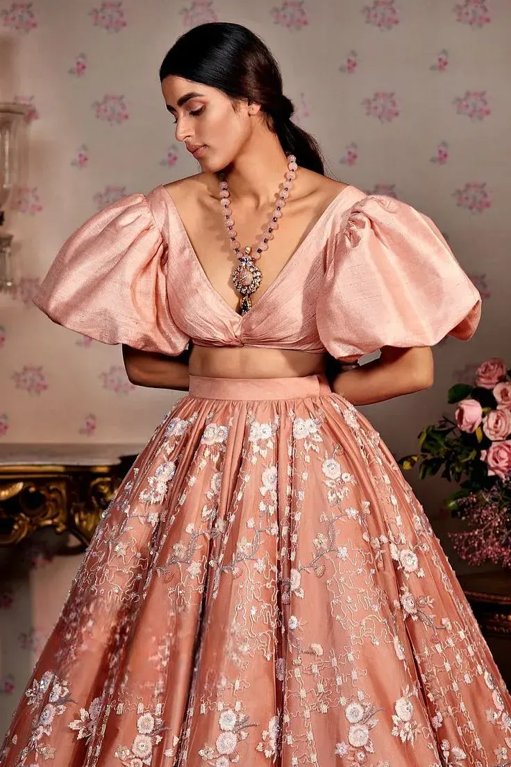 Celebrity style blouse design