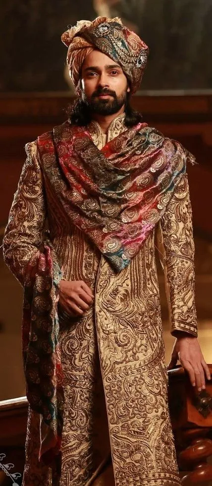 Rajwadi Sherwani for groom