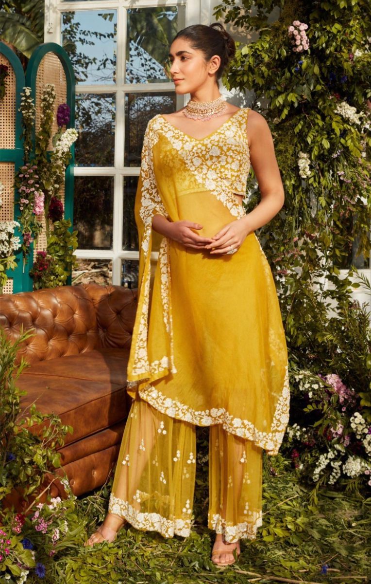 Simple Uneven Stitched Suit