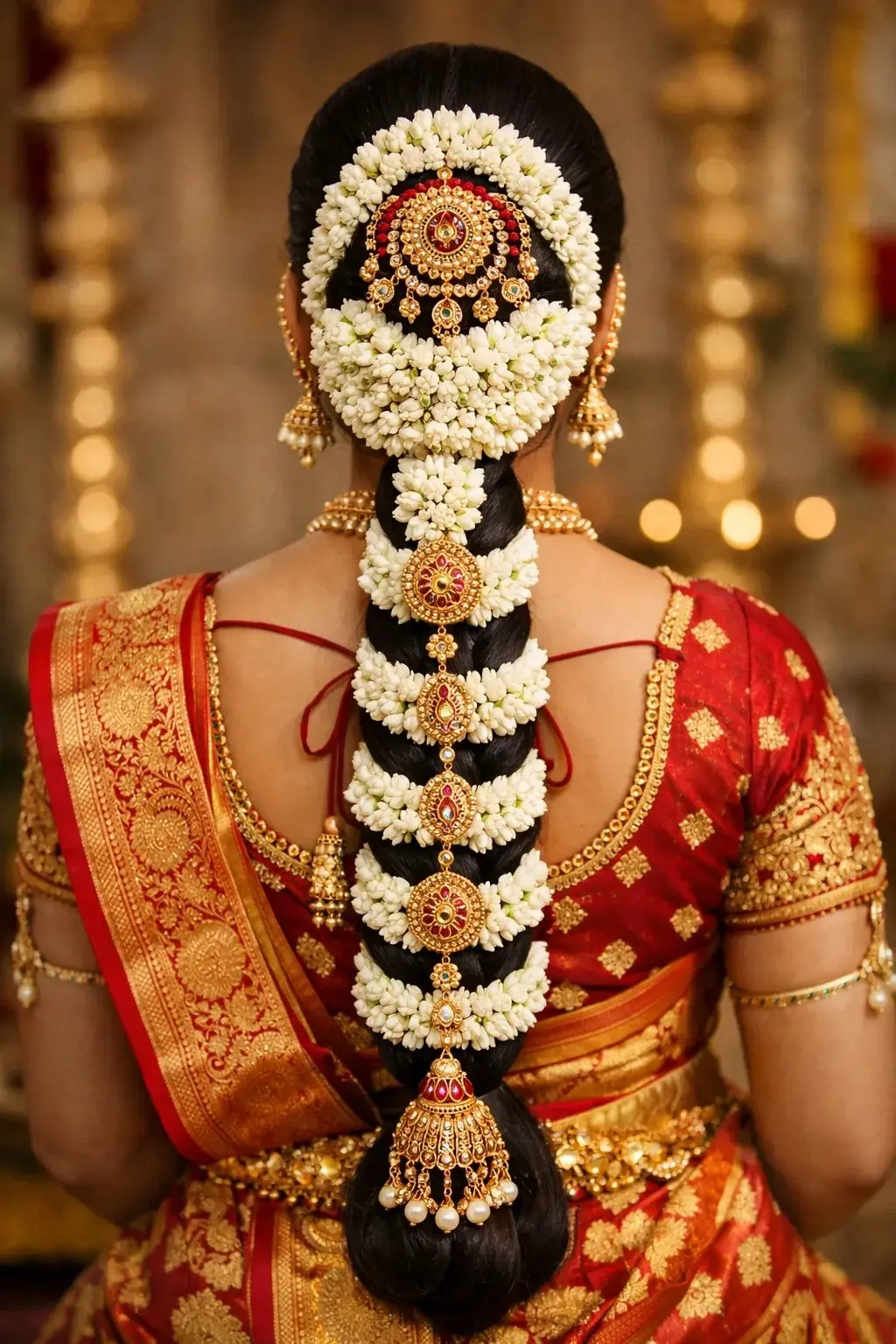 Kerala bridal Hairstyle