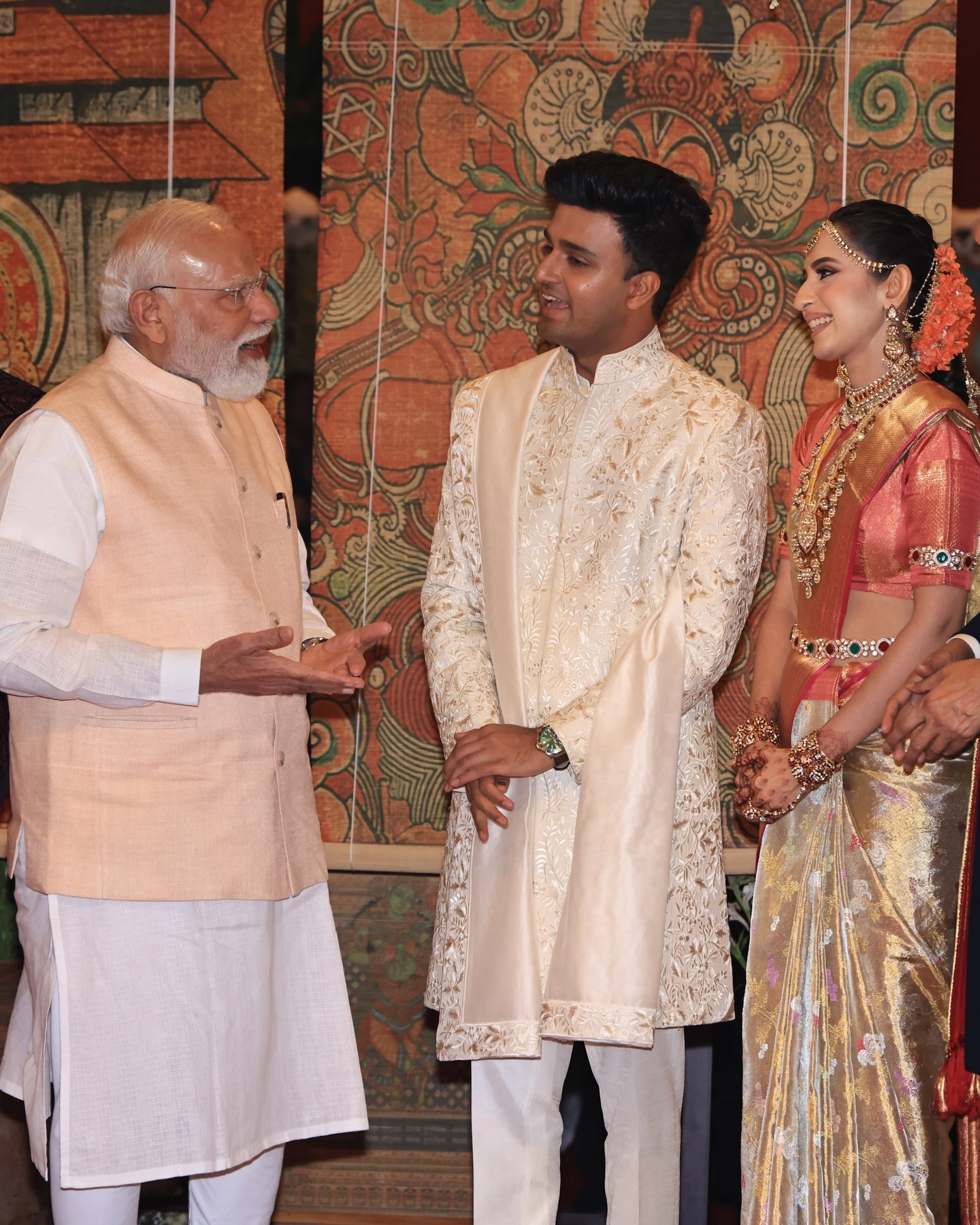 PM Modi in Rajat sharma daughter wedding