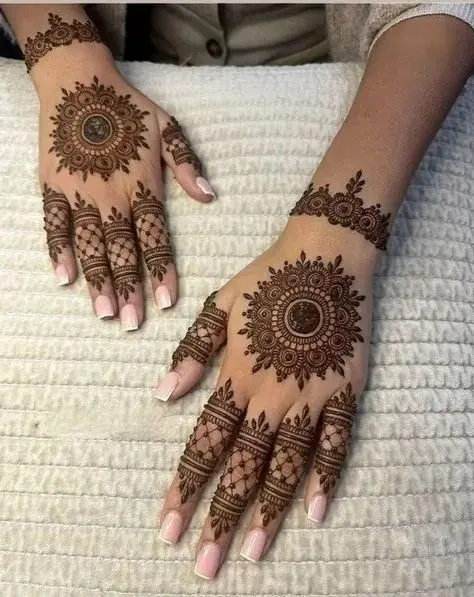 Punjabi Finger mehandi designs