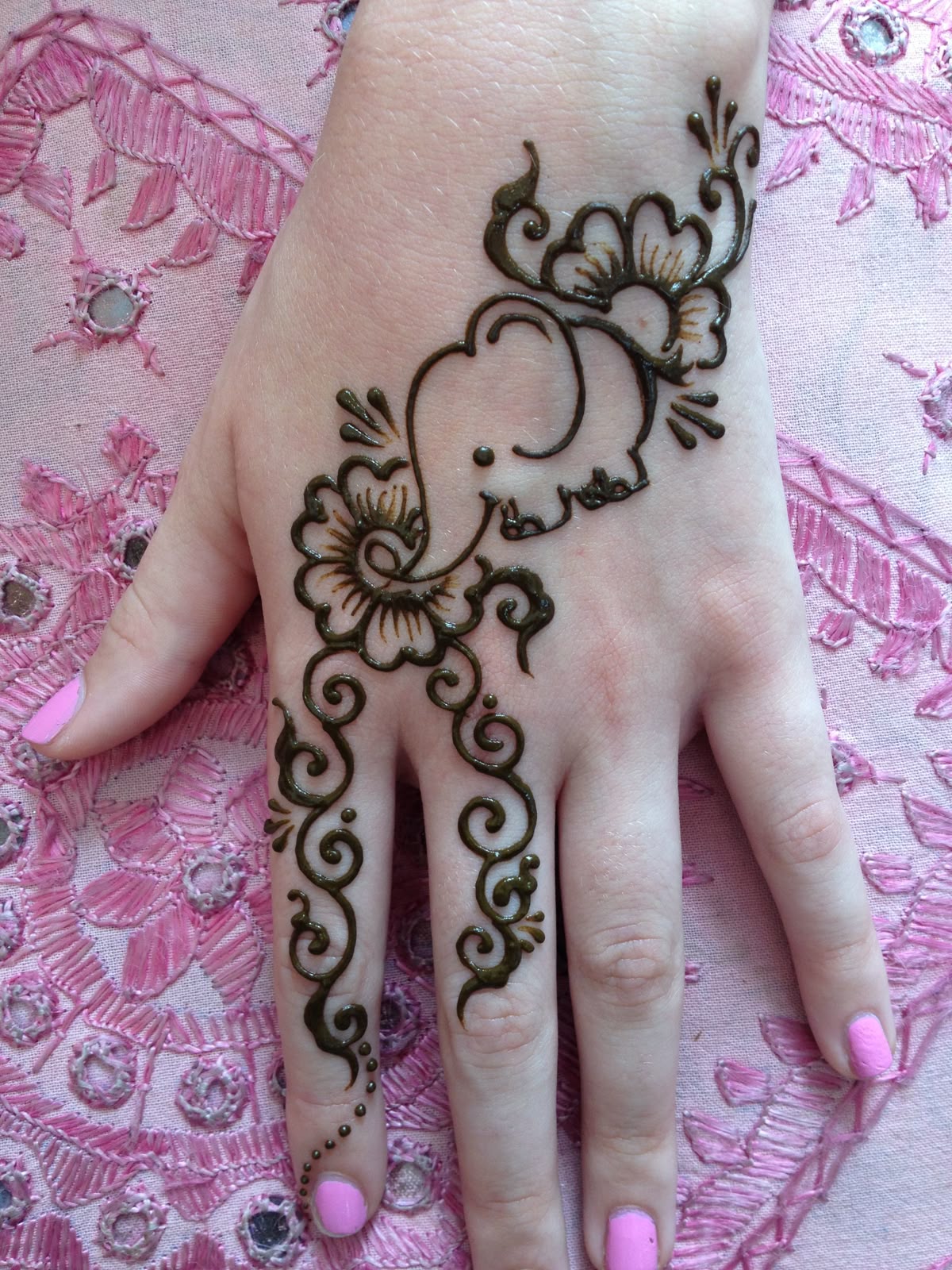 Animal Mehndi Designs for Kids