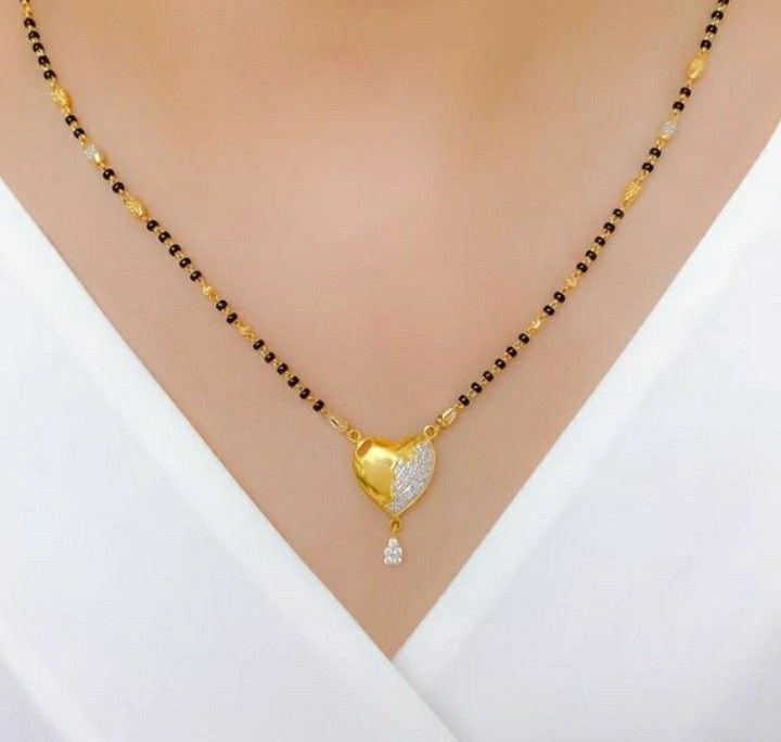 gold mangalsutra chain design images