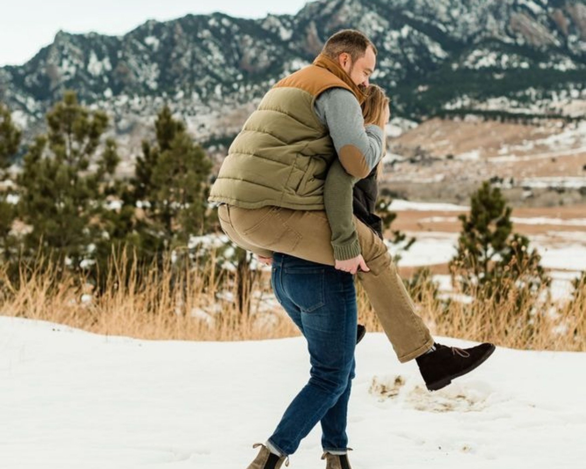 Playful Piggyback Ride