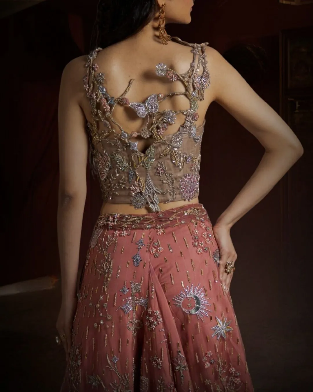 3d back blouse designs