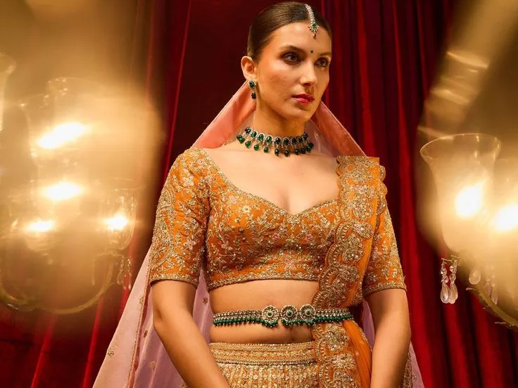 Brocade Velvet Lehenga