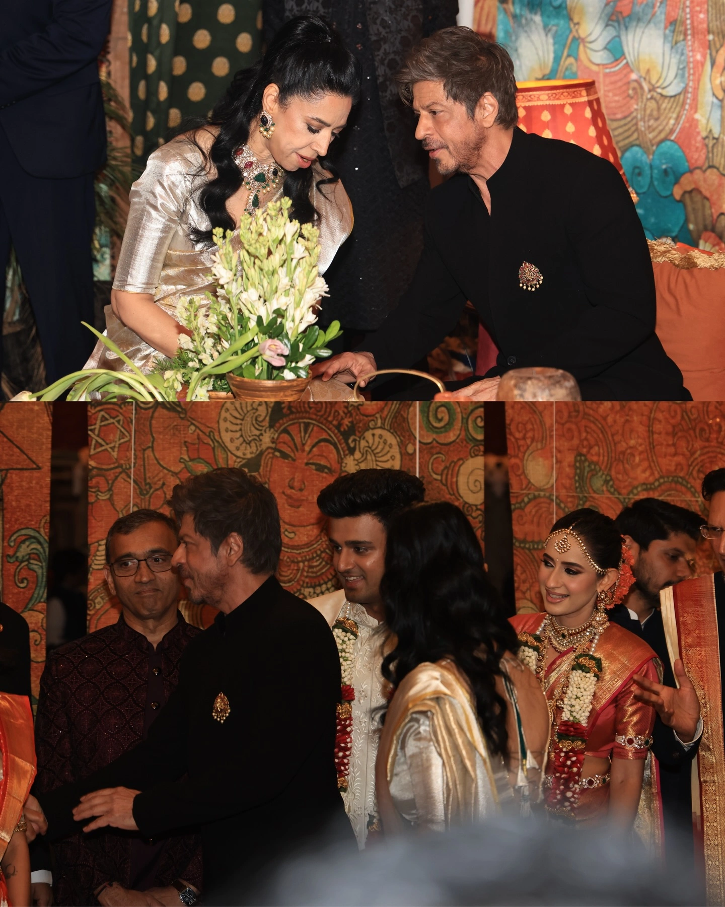 Saharukh khan in Rajat Sharma Daughter Wedding