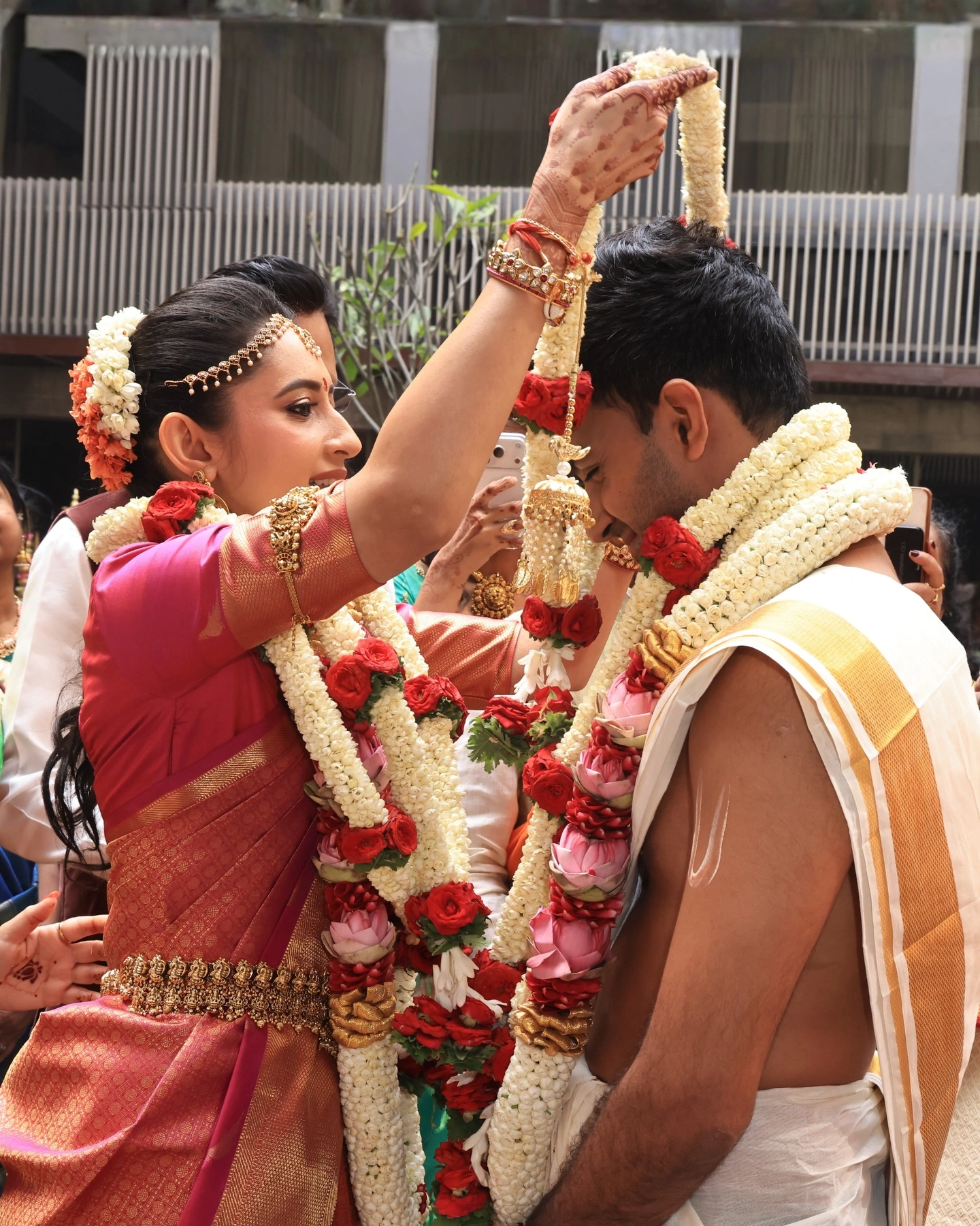 Rajat Sharma Daughter wedding look