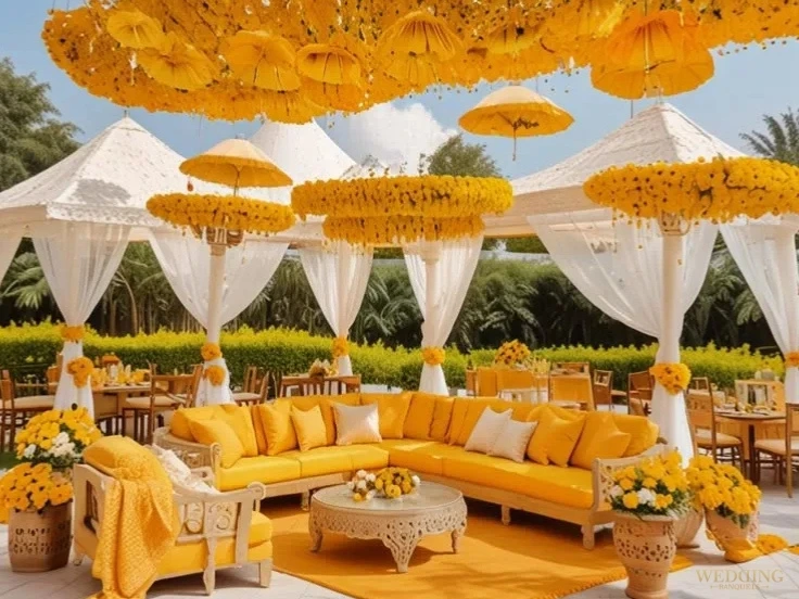 Haldi Ritual in High Budget