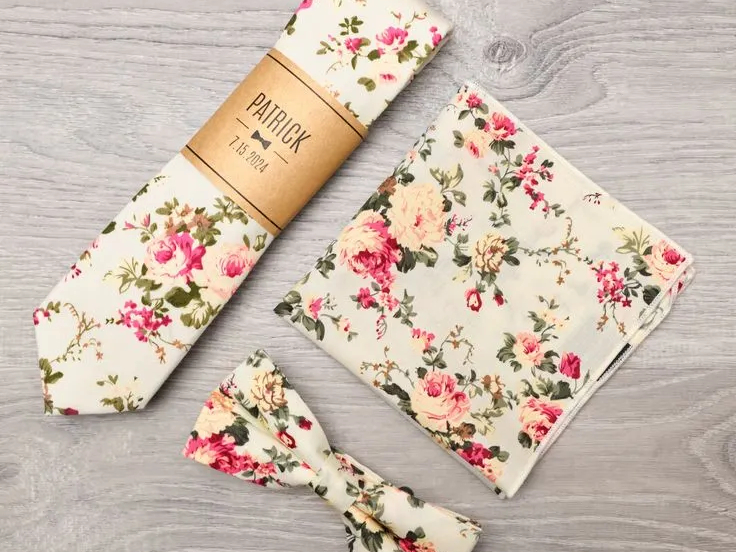 Floral Ties and Pocket Squares