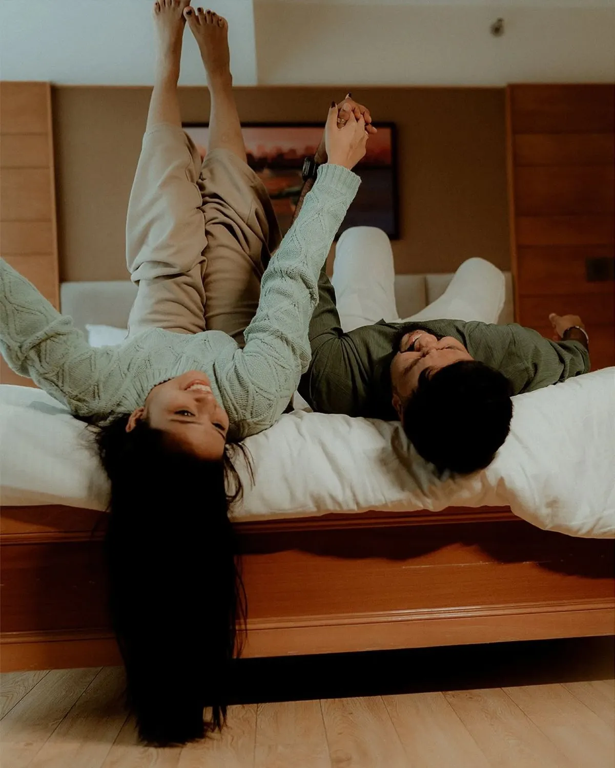 outfit match pre wedding shoot