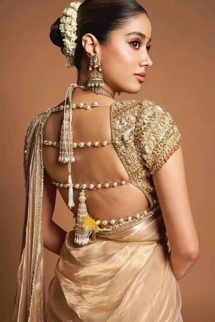 pearl doris back blouse design