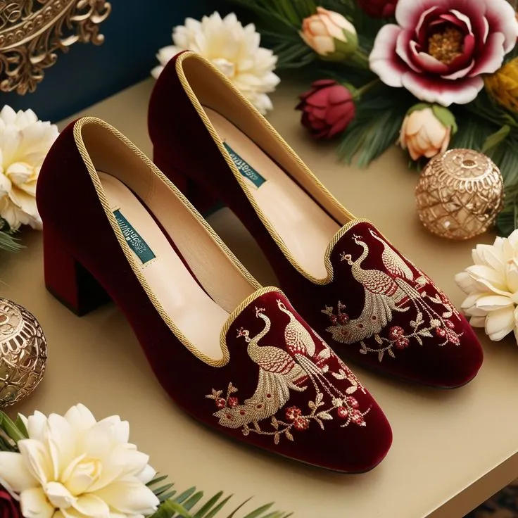 Stylish heeled loafers for women