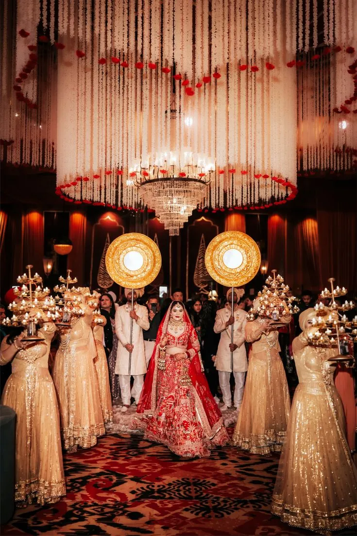 Ganga aarti bridal entry