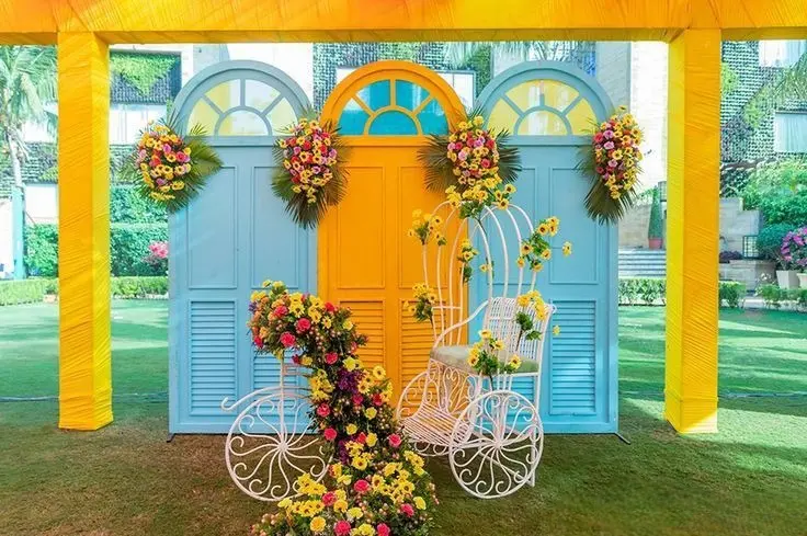 Haldi Photobooth ideas