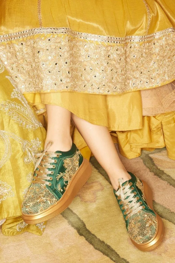 Indian bridal shoes