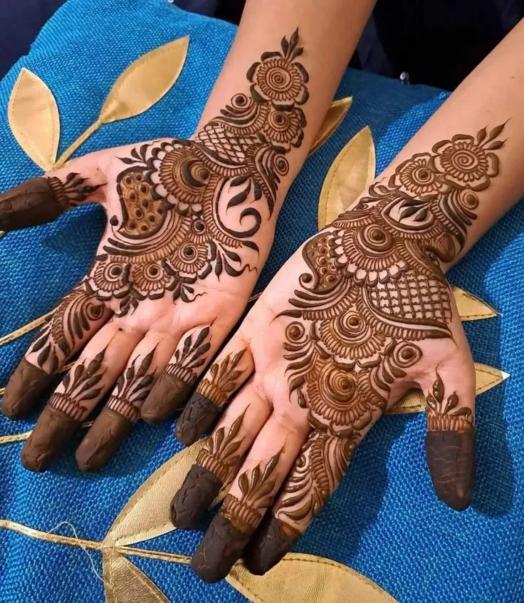 Arabic Mehndi Half Hand