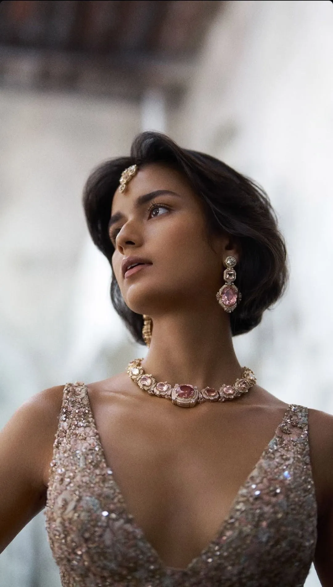 short hair bridal hairstyle