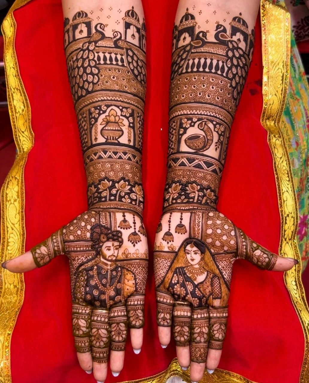 full hand mehndi design