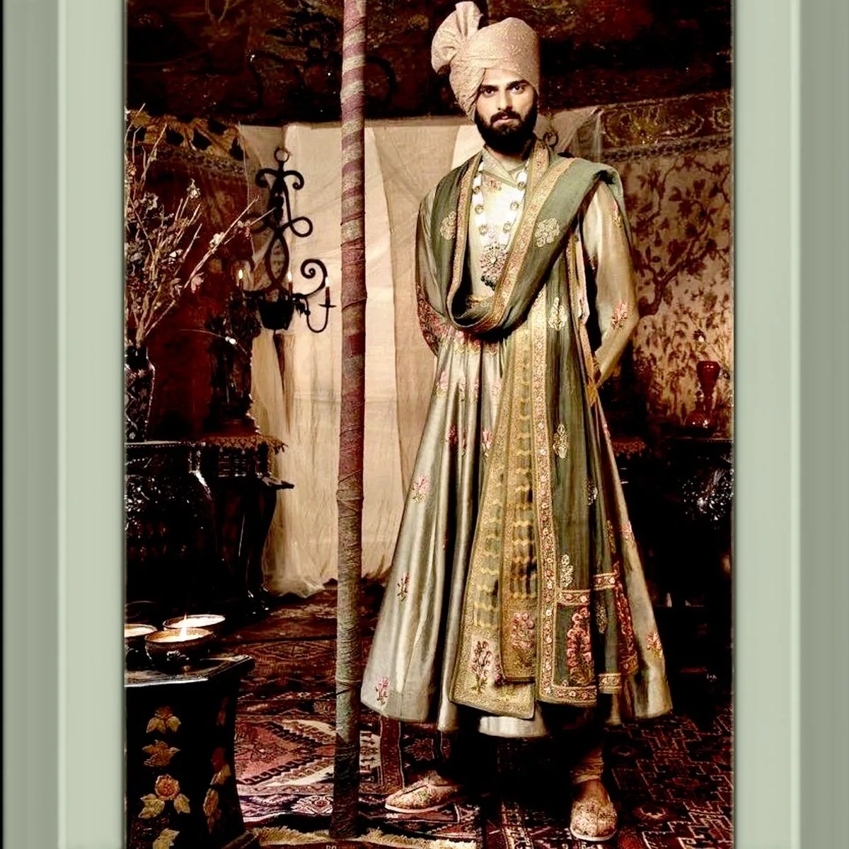anarkali sherwani for groom