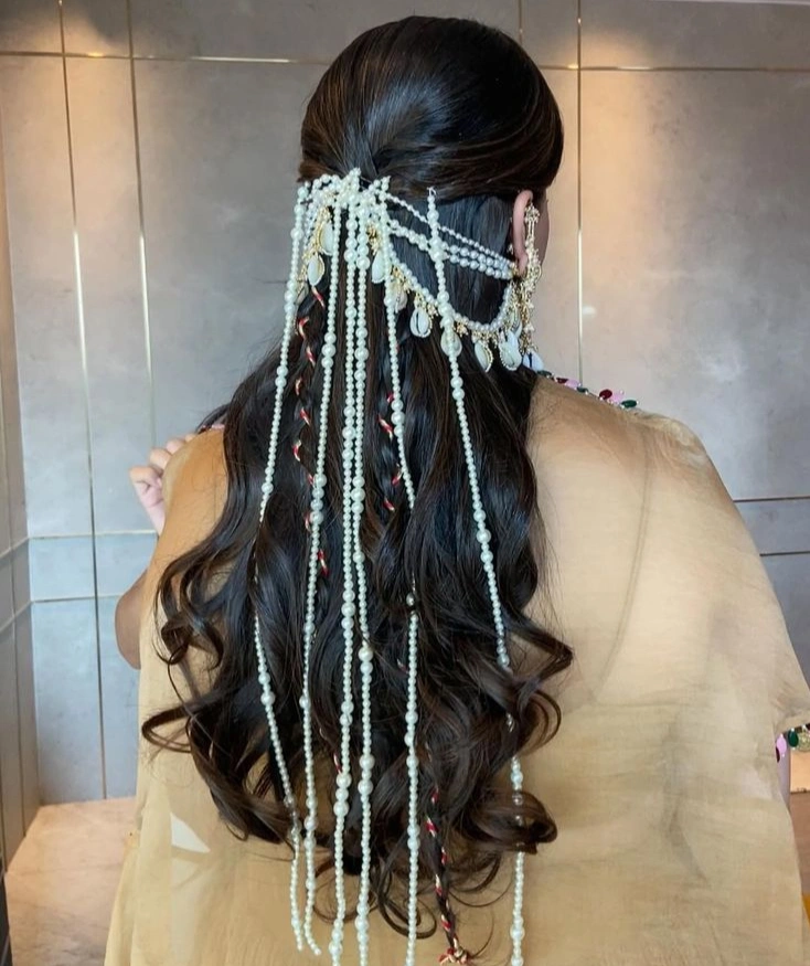 wedding accessories for bride with full head jewelry