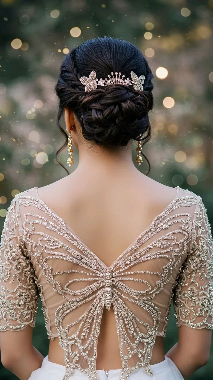 Cutwork Blouse design