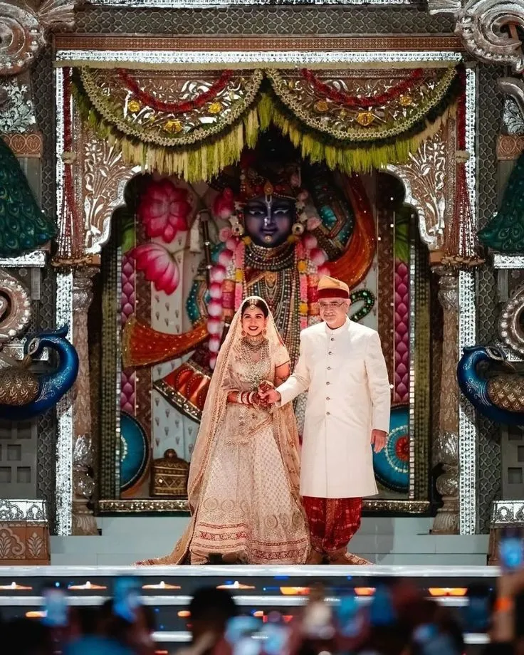 radhika merchant bride entry