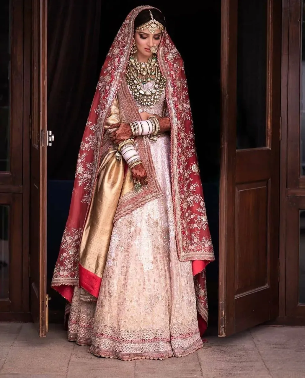 Miheeka Bajaj pastel lehenga