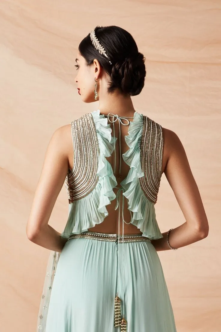 back jacket blouse designs