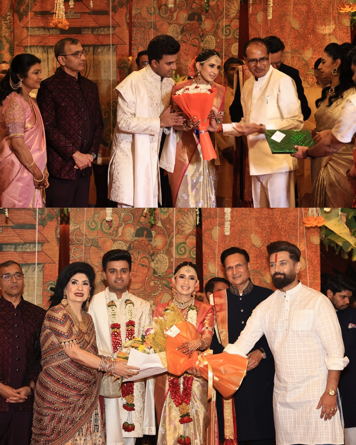 Raghav Chadda in Rajat Sharma daughter wedding