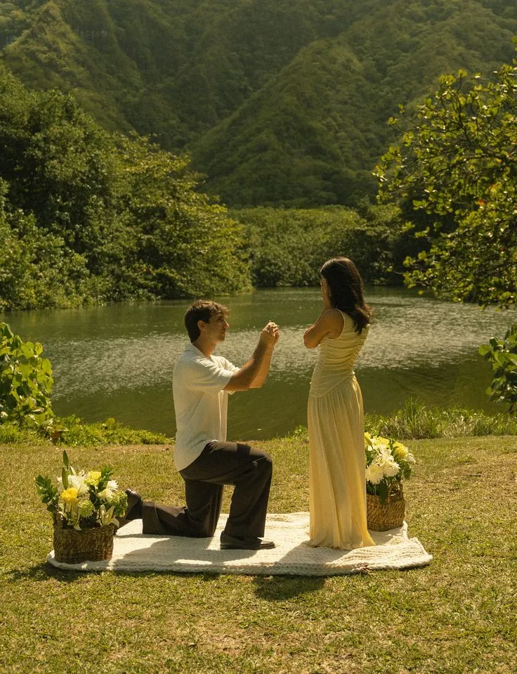 Beach sunset proposal