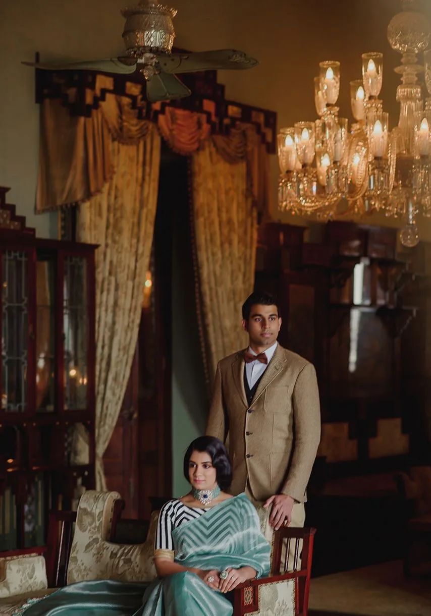 Royal indoor pre wedding shoot