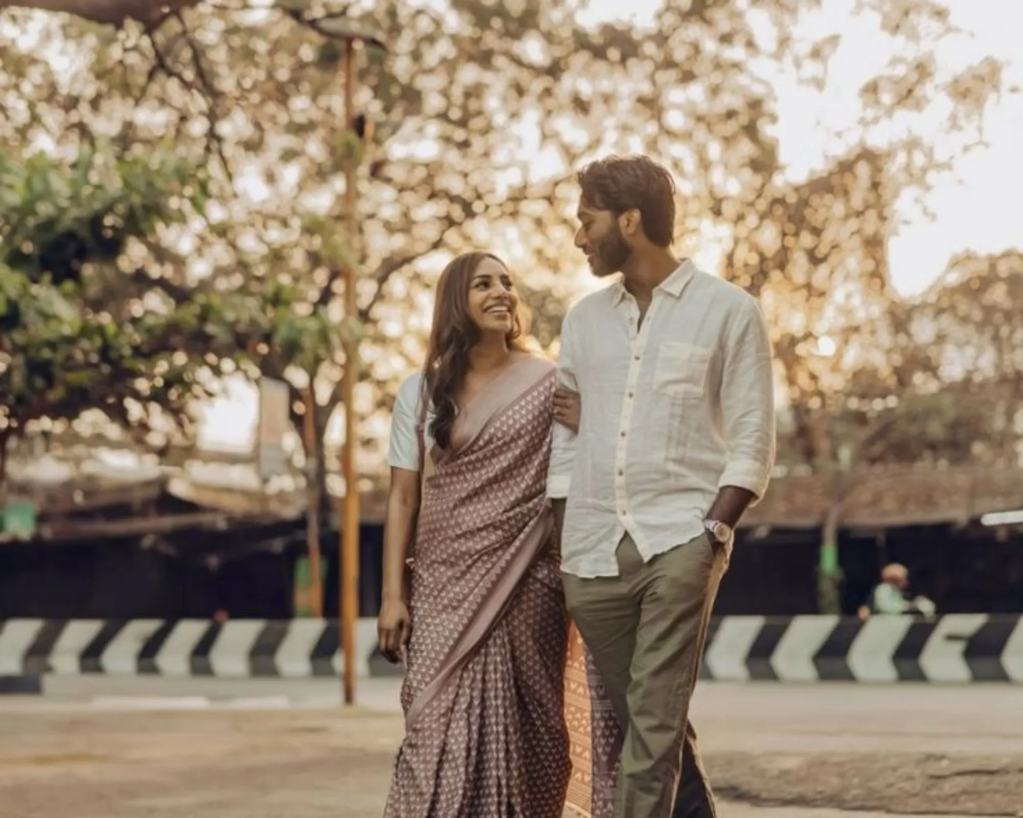 Candid Laughter at Hauz Khas Village