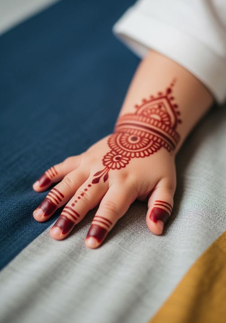 Bracelet-Style Mehndi Designs