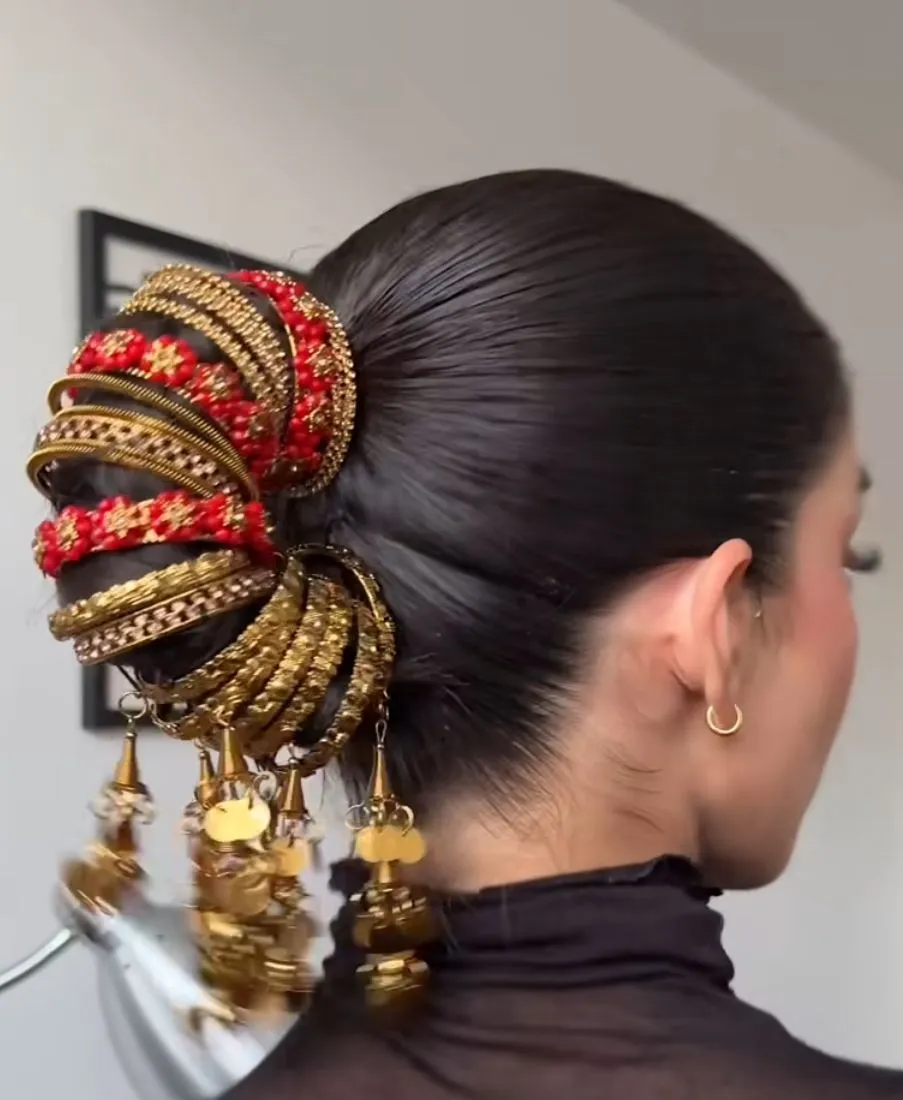 Marathi bridal Hairstyle