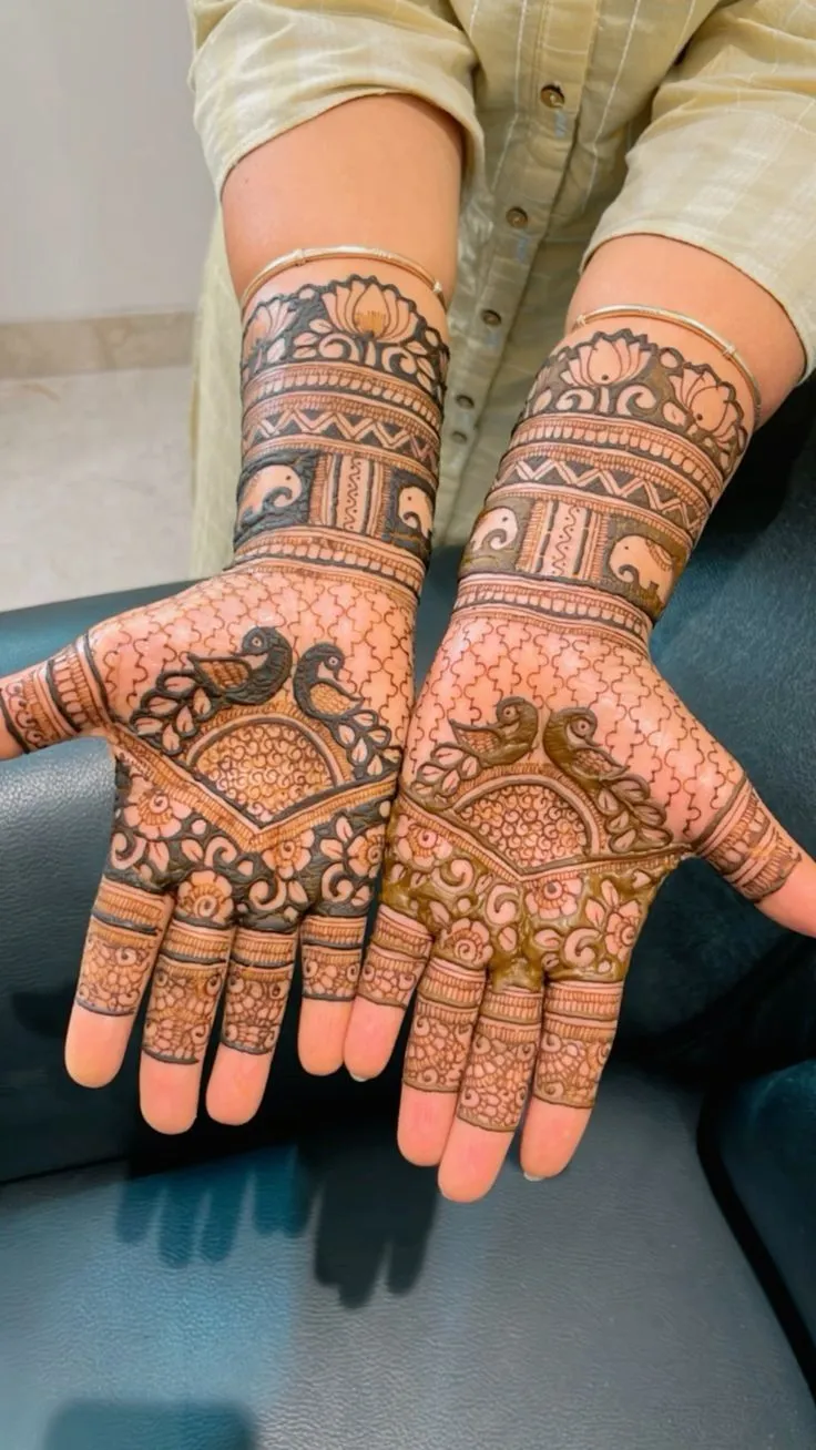 Indian Mehndi Designs Half Hand