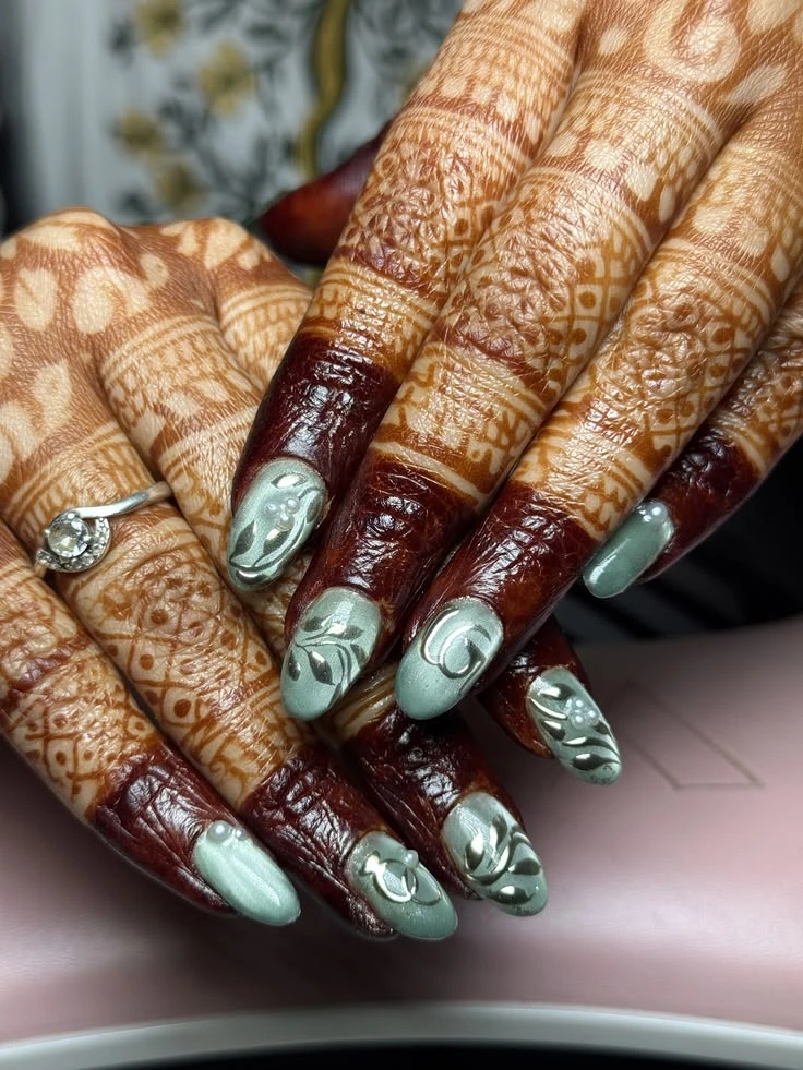 bridal nail art designs gallery