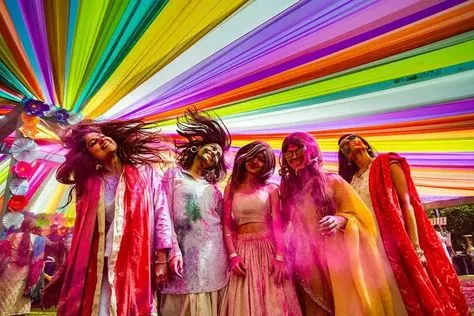Holi Themed Pre Wedding Shoot