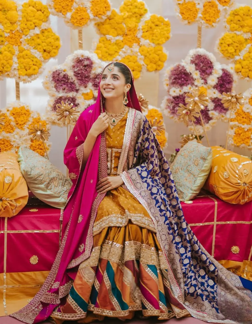 haldi bridal look