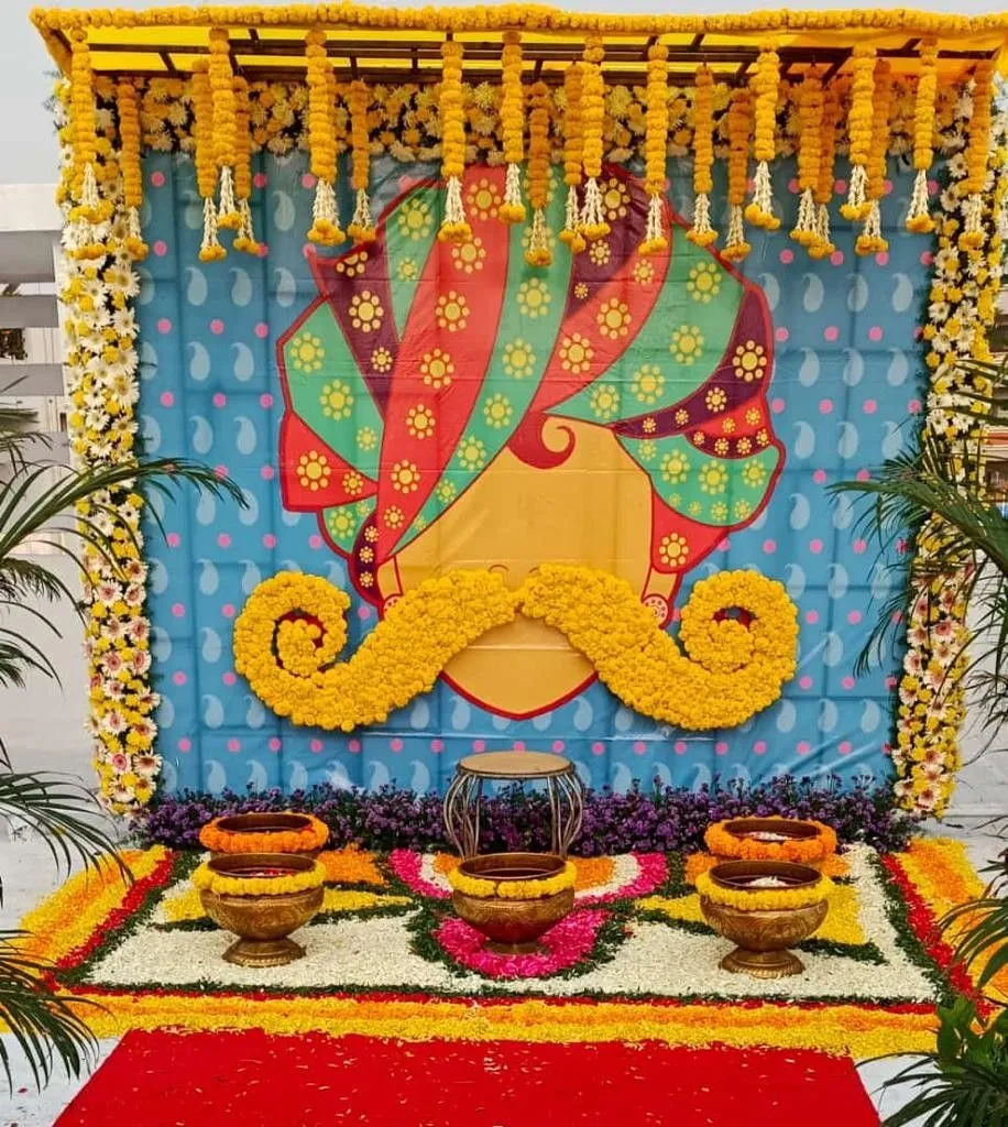 haldi stage decoration ideas